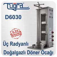 Doğalgazlı 3 Radyanlı Döner Ocağı
