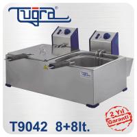 FRİTÖZ 8+8 LT ÇİFTLİ