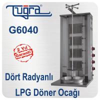 Lpgli 4 Radyanlı Döner Ocağı